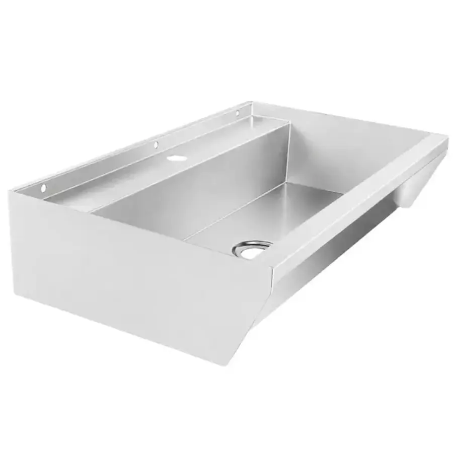 Wasbak RVS - 1 Kraan - 600x360x135 mm