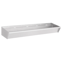 Wasbak RVS - 4 Kranen - 1800x360x135 mm