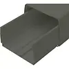 HorecaTraders Goulotte de câbles 80 x 60 mm anthracite RAL 7016 – 2 mètres – PVC résistant aux UV