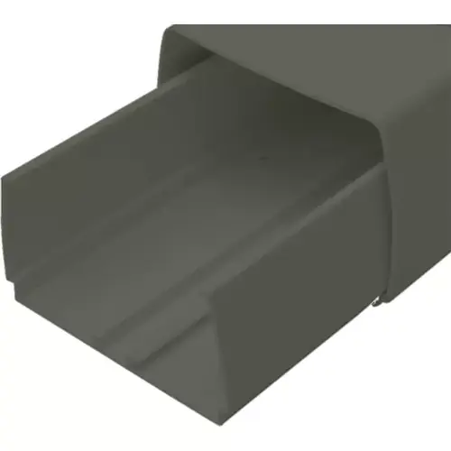  HorecaTraders Goulotte de câbles 80 x 60 mm anthracite RAL 7016 – 2 mètres – PVC résistant aux UV 
