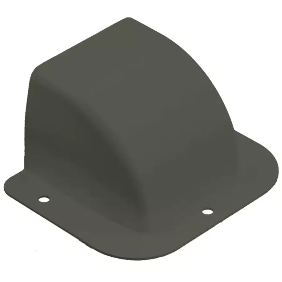 Wandabdeckung 80 x 60 mm anthrazit RAL 7016 – UV-beständiges PVC – Climclick