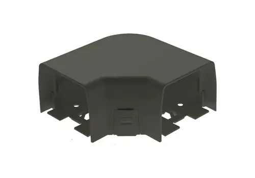  HorecaTraders Profilé à angle droit plat 80 x 60 mm anthracite RAL 7016 – Climclick 