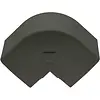 HorecaTraders Haakse buitenbocht 80x60 mm antraciet RAL 7016 – UV-bestendig PVC – Climclick