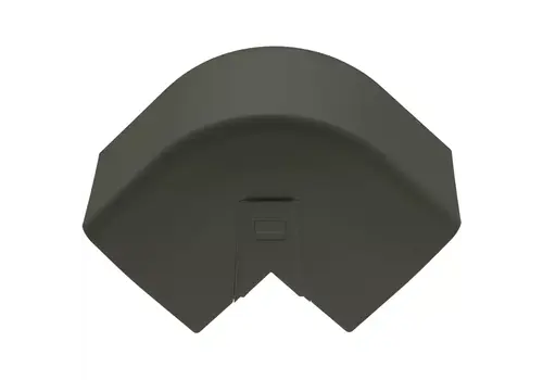  HorecaTraders Coude extérieur à angle droit 80 x 60 mm anthracite RAL 7016 – PVC résistant aux UV – Climclick 