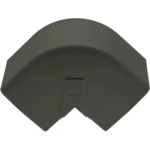  HorecaTraders Rechtwinkliger Außenbogen 80 x 60 mm, anthrazitfarben RAL 7016 – UV-beständiges PVC – Climclick 