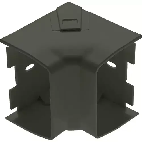  HorecaTraders Coude interne à angle droit 80 x 60 mm anthracite RAL 7016 – PVC résistant aux UV – Climclick 