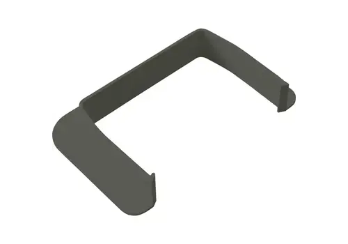  HorecaTraders Muurrosette 80x60 mm antraciet RAL 7016 – UV-bestendig PVC – Climclick 
