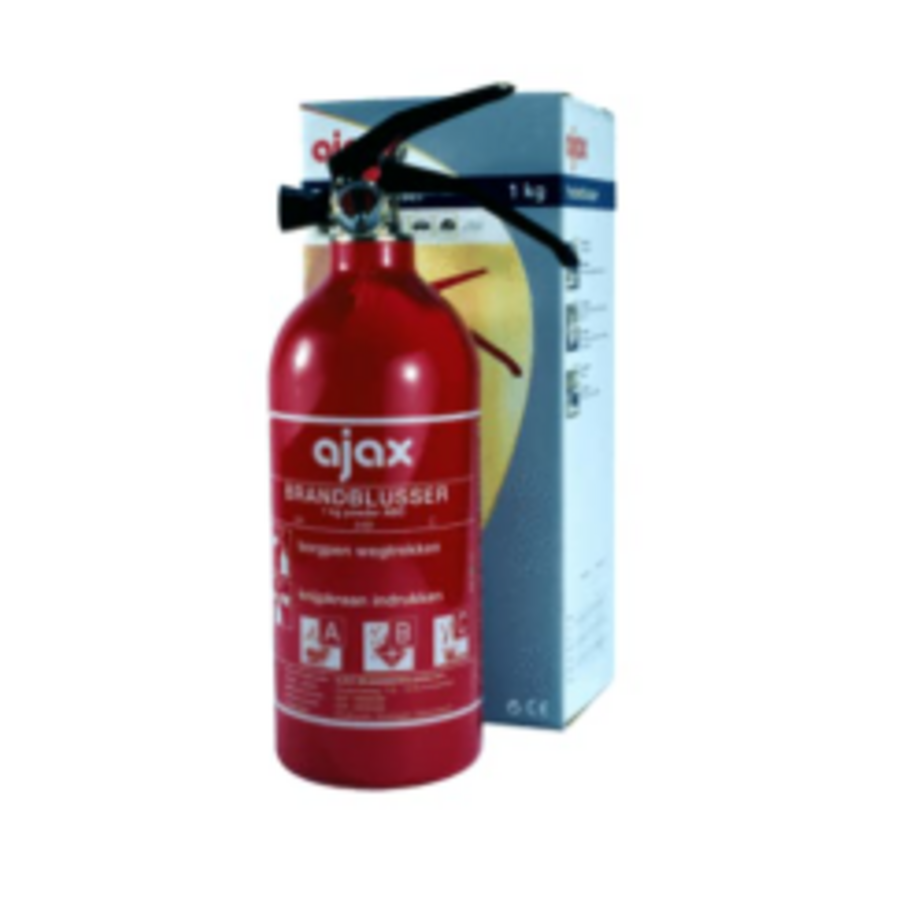 Portable Powder Fire Extinguisher 1 Liter for Fire Class A, B and C