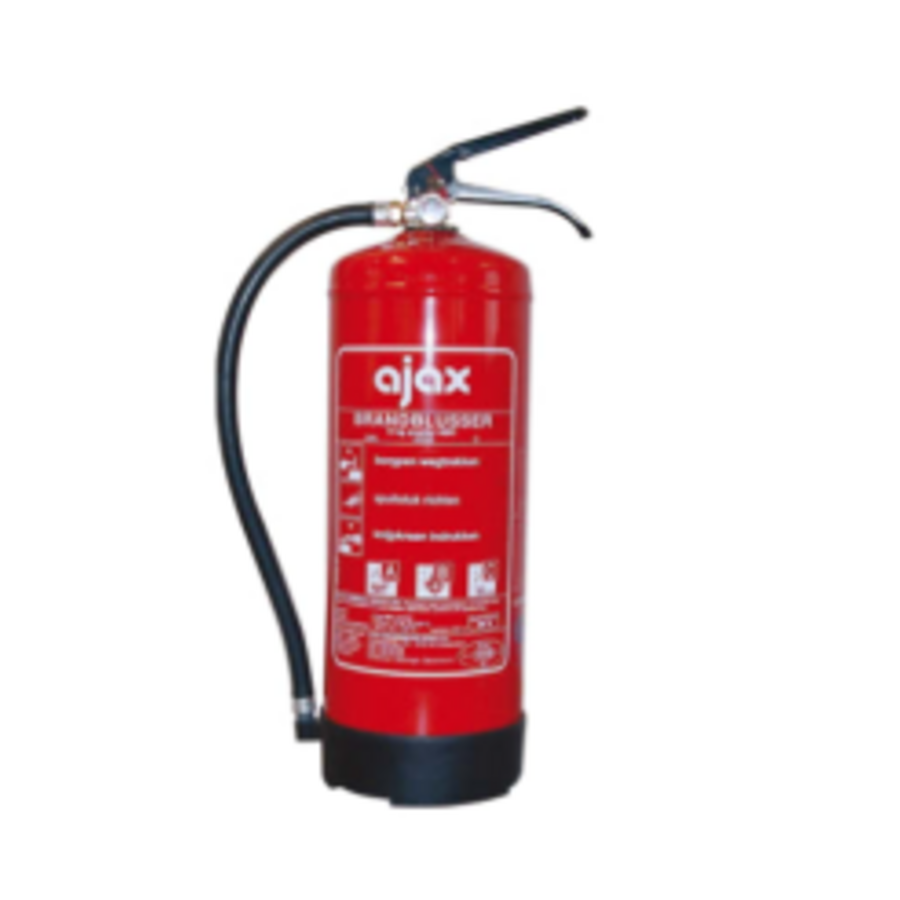 Professionele ABC-Poederblusser 12 Liter met Hogedrukslang