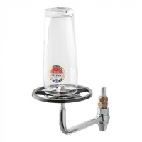 Sprühkopf aus Edelstahl und Glas – 3/8"-Wasseranschluss – 10 x 15 cm