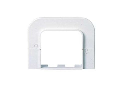  HorecaTraders Flat Wall Rosette | 70 mm | For Cable Duct 