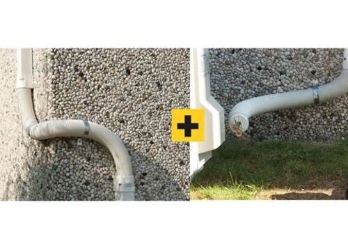  HorecaTraders Soepele Verbindingskit | 70 mm | Voor Kabelgoot 