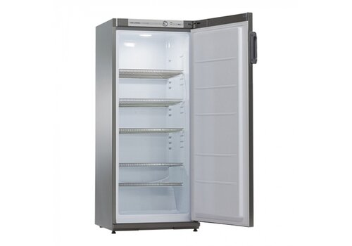  HorecaTraders Kühlschrank (feststehend) | Nutzinhalt 254 Liter | 600 x 600 x 1450 mm | Weiß | Ohne Verpackung 