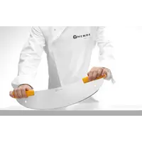 Rocker Pizza Cutter | Stainless Steel Rocker Blade | Double Handle | 350 mm