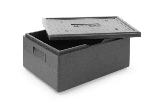  HorecaTraders EPP-Thermobox | Toplader 46 Liter | Für GN 1/1-Container | Schwarz 