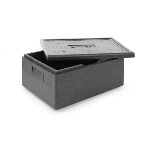  HorecaTraders EPP-Thermobox | Toplader 46 Liter | Für GN 1/1-Container | Schwarz 