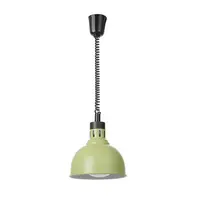 Warmtelamp Hangend Dome | In Hoogte Verstelbaar Spiraalsnoer | 250W | Brons Koper