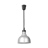 Warmtelamp Hangend Dome | In Hoogte Verstelbaar Spiraalsnoer | 250W | Brons Koper