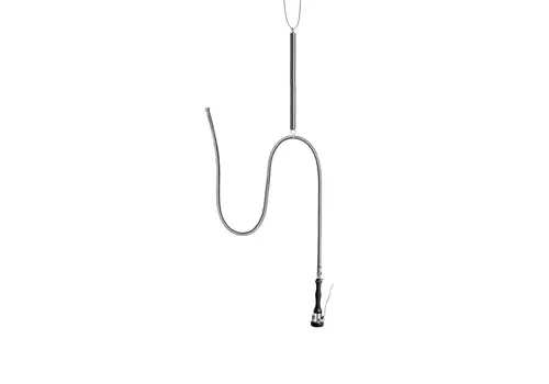  HorecaTraders Professionelle Vordusche | Flexible Edelstahl-Handbrause mit Federmechanismus | Mischbatterie | Tischmodell 