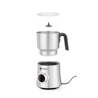 Mousseur à lait électrique | Mousse chaude et froide | Tasse amovible en acier inoxydable