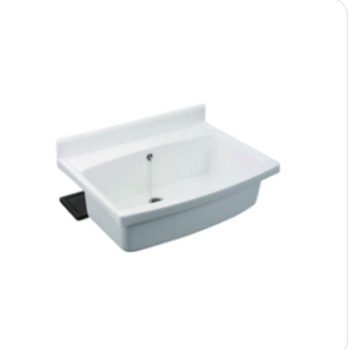  Sanit Utility sink 700x500 mm granite – synthetic – with overflow and drain plug 