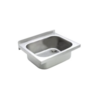 KWC Spülbecken 500x400x170 mm, Edelstahl – 1 Becken – mit Ablaufstopfen