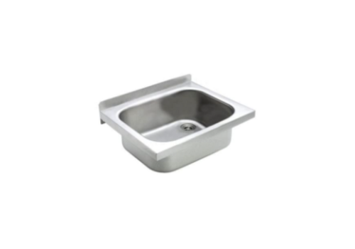  KWC Évier utilitaire 500 x 400 x 170 mm en acier inoxydable – 1 cuve – avec bonde 