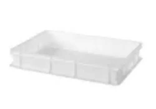  HorecaTraders Pizzateigkarton, 18 Liter – HDPE – 600 x 400 x 95 mm 