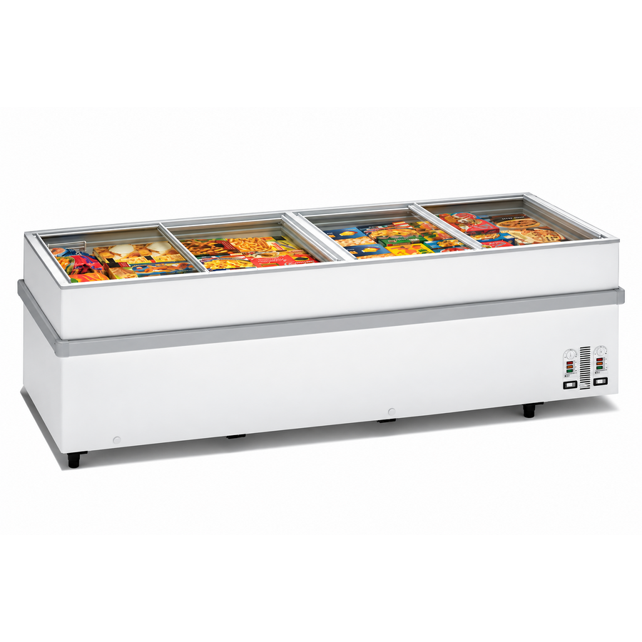 Congélateur panoramique VT250E/N-R2 – 1032 litres – 2 compartiments – 2500 x 960 x 780 mm