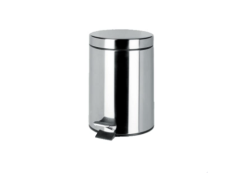  Geesa Pedal bin Economy – 5 Liters – Stainless steel – 200 x 280 mm 