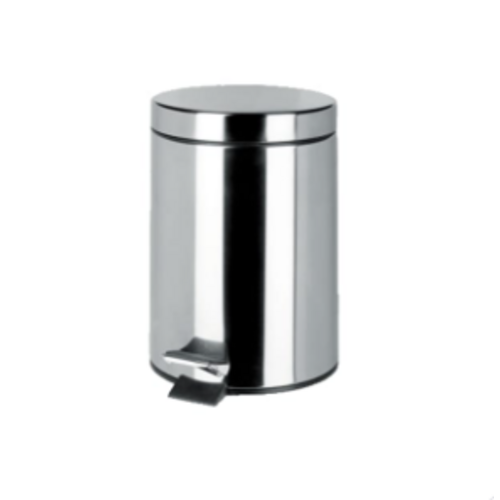  Geesa Poubelle à pédale économique – 5 litres – Acier inoxydable – 200 x 280 mm 