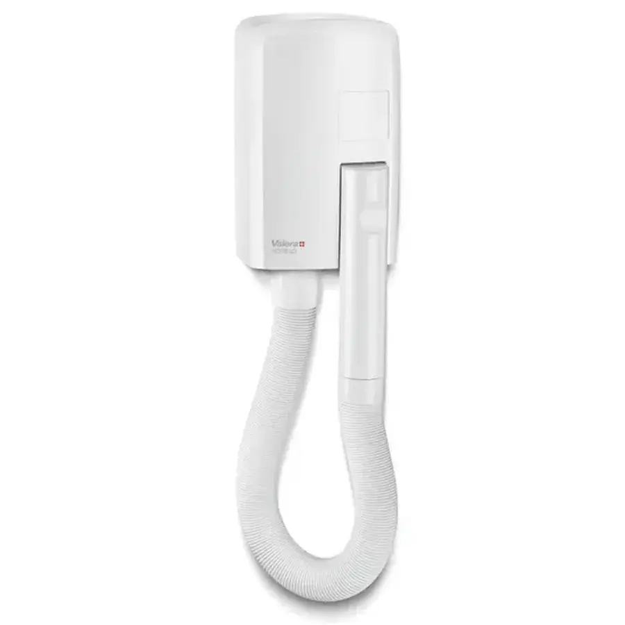 Sèche-cheveux d'hôtel HOTELLO – 1,2 kW – 1 vitesse – Flexible extensible 120 cm – 147 x 112 x 238/550 mm