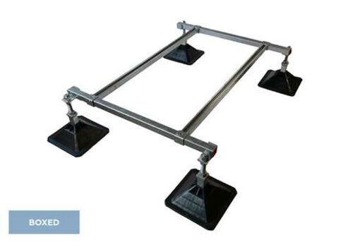  HorecaTraders Adjustable Mounting Frame for Roof Mounting 1000 x 1200 mm – 500 kg 