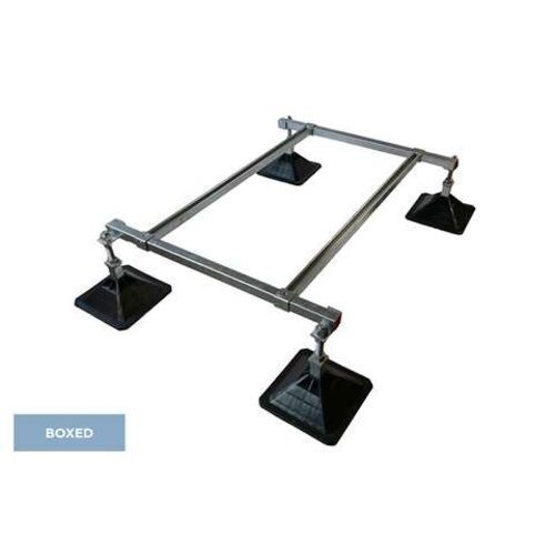  HorecaTraders Verstellbarer Montagerahmen für Dachmontage 1000 x 1200 mm – 500 kg 