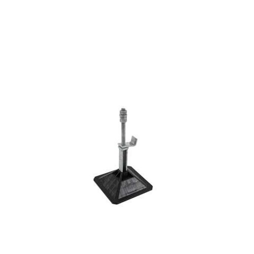  HorecaTraders Pieds de nivellement réglables pour cadre de montage CVC – 35-55 cm – Lot de 2 