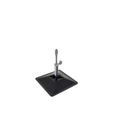  HorecaTraders Pieds de nivellement réglables pour cadre de montage CVC – 35-55 cm – Base 50 x 50 cm – Lot de 2 
