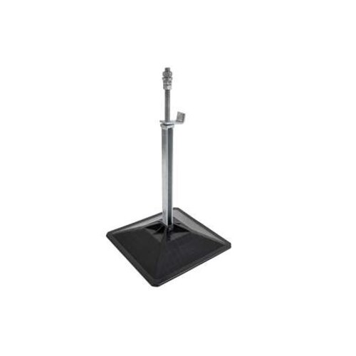  HorecaTraders Pieds de nivellement réglables pour cadre de montage de CVC – 70-90 cm – Base 50 x 50 cm – Lot de 2 