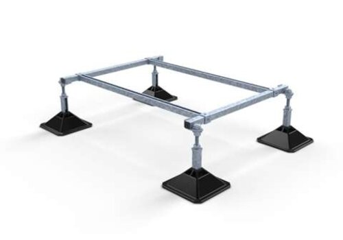  HorecaTraders Adjustable Mounting Frame 1000 x 1200 mm with 305 mm Feet – 500 kg 