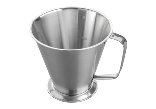  HorecaTraders Messbecher – 1,0 Liter – Für den professionellen Küchengebrauch 