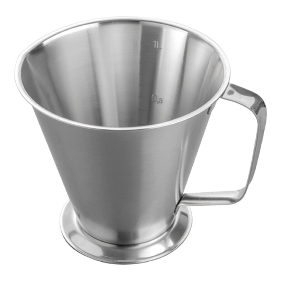 Maatbeker – 1,0 Liter – Voor Professioneel Keukengebruik