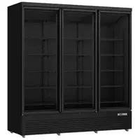Professioneller Kühlschrank – 1530 Liter – Schwarz – 0 °C bis +10 °C – Umluftkühlung