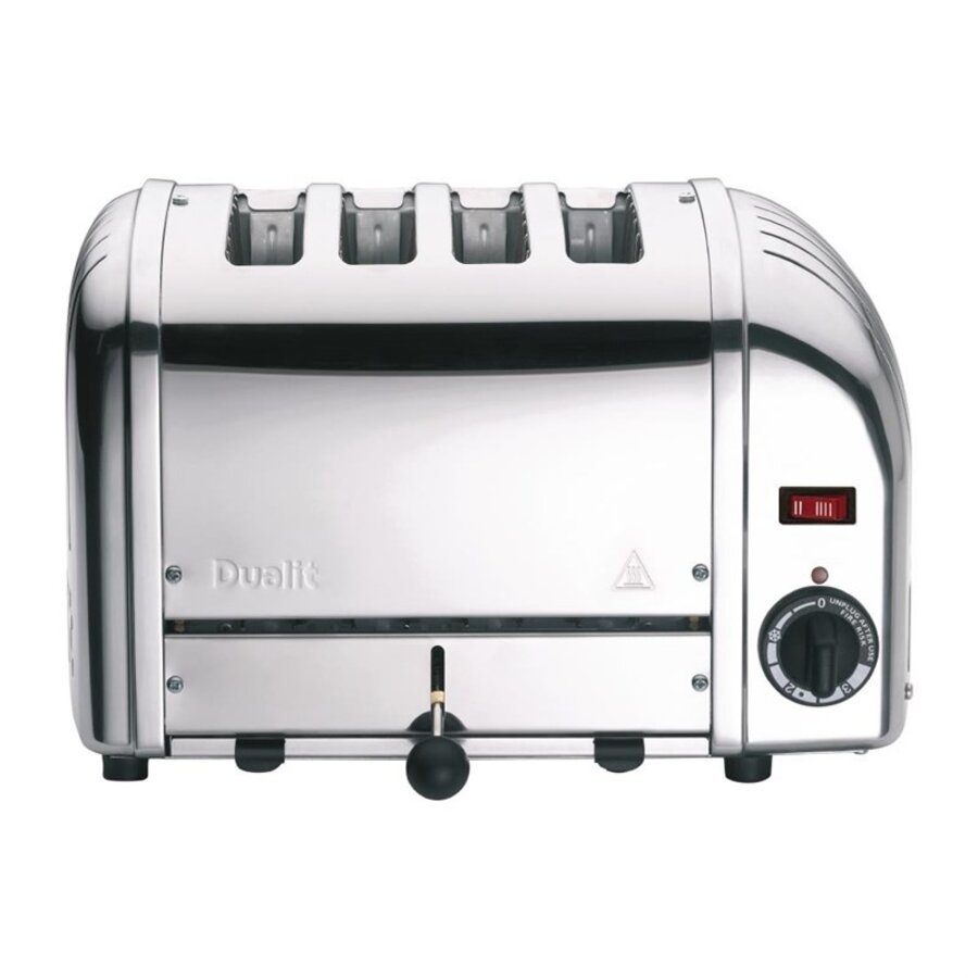 4-slot stainless steel toaster