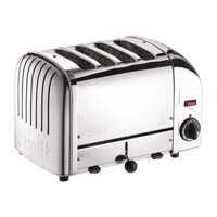 4-slot stainless steel toaster