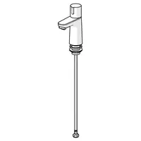 Tapkraan / Fonteinkraan | Eengreeps |Chroom | 84mm | Outlet