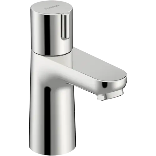  HorecaTraders Wasserhahn / Springbrunnenarmatur | Einhebelmischer | Chrom | 84 mm | Auslass 