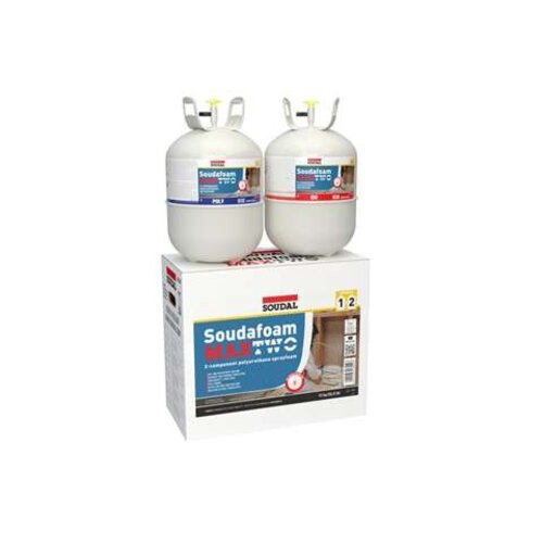  Soudal Soudafoam MaxTwo 2-Component PUR Foam | 12 kg Kit | 430L Foam 