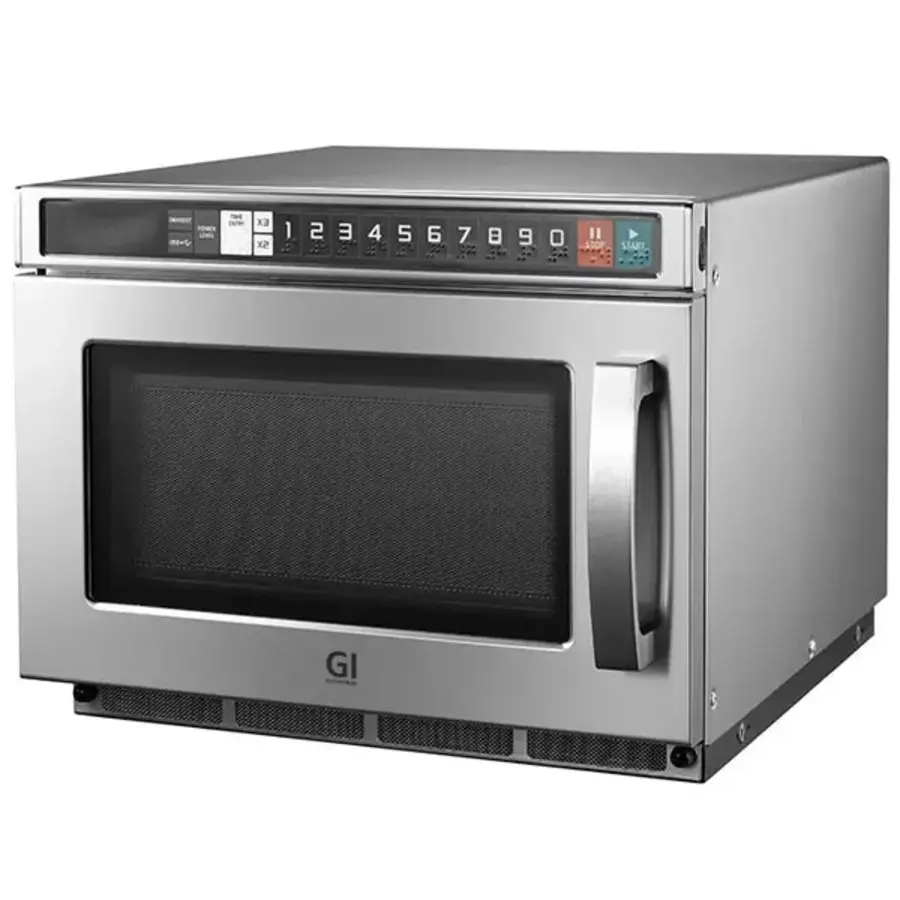 Four à micro-ondes programmable en acier inoxydable 17 litres – 1800 W