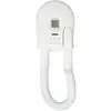 Casselin Digital Wall-Mounted Hair Dryer – 1500 W – 5 Temperature Settings – White – 20.5 x 11 x 58 cm