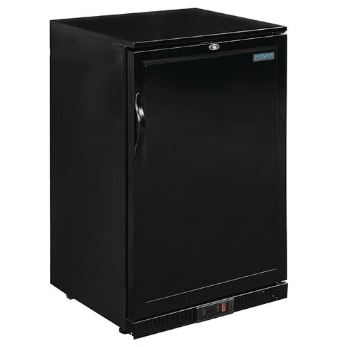  Polar Glacière noire de 138 litres avec porte à fermeture automatique 