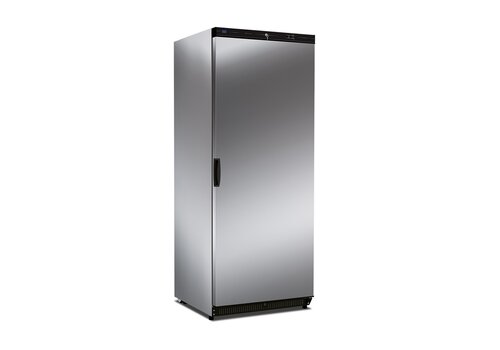 Jumbo Edelstahl-Kühlschrank 458 Liter mit Umluftkühlung – -2 bis +10 °C 
